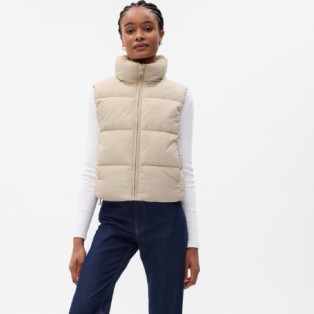 GAP puffer vest - beige